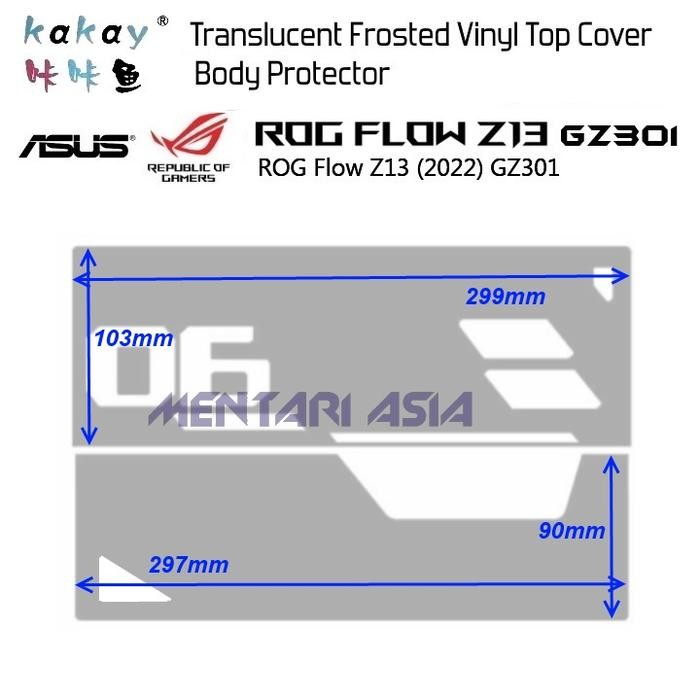 [Allthebest] Body Protector ASUS ROG FLOW Z13 GZ301 2022 - KAKAY Matte Vinyl