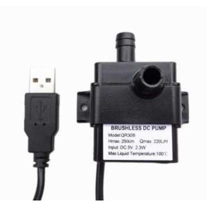 Pompa air celup mini submersible 5V USB DC 5 volt 5 v aquarium