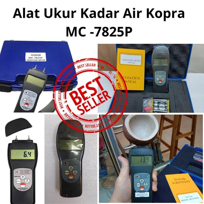 Best Seller Moisture Meter Mc -7825P (Alat Ukur Kadar Air Kopra)