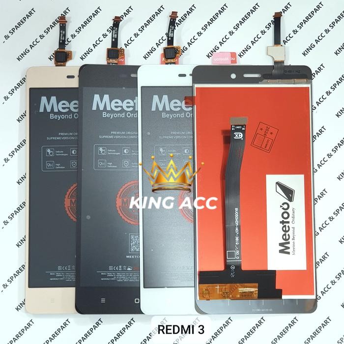 ORIGINAL MEETOO LCD TOUCHSCREEN XIAOMI REDMI 3 / REDMI 3S / REDMI 3X / REDMI 3 PRO ORIGINAL MEETOO