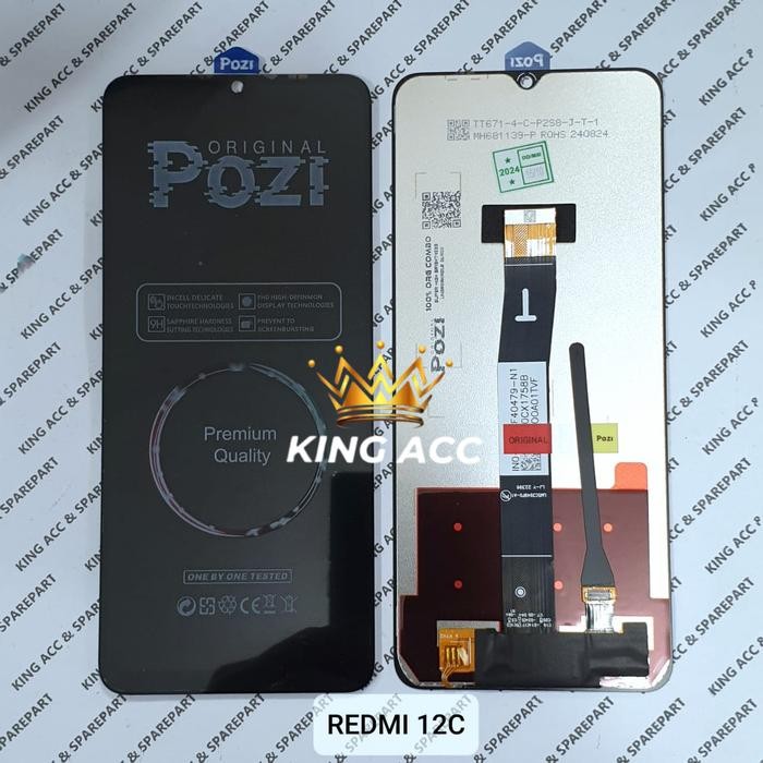 ORIGINAL POZI LCD TOUCHSCREEN XIAOMI REDMI 12C ORIGINAL POZI