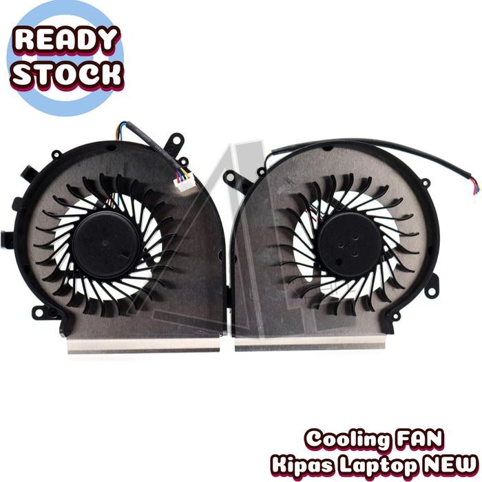 NEW Laptop CPU + GPU Fan MSI MS-16JB MSI MS-16J9 MSI MS-16JC Laptop Gaming 4 PIN , NEW