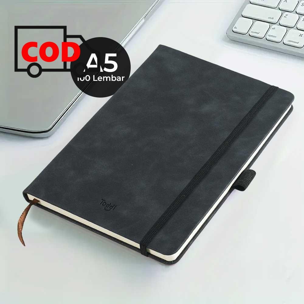 

Buku Jurnal Hardcover Premium Catatan Notebook Aesthetic 200 Halaman Tali Pembatas Tempat Pulpen