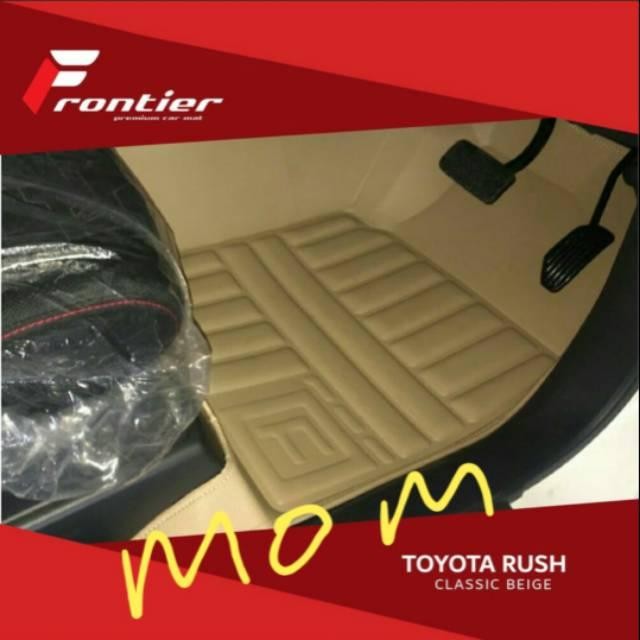 Karpet mobil mangkok 5d frontier All New Rush / Terios 3 Baris