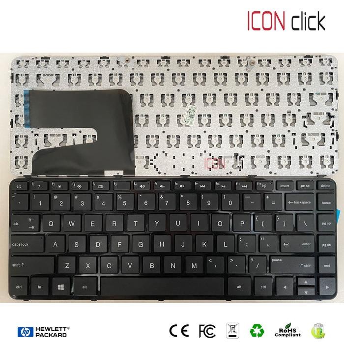 Keyboard Laptop HP Pavilion 14-G008AU 14-G102AU 14-E018TX Hitam