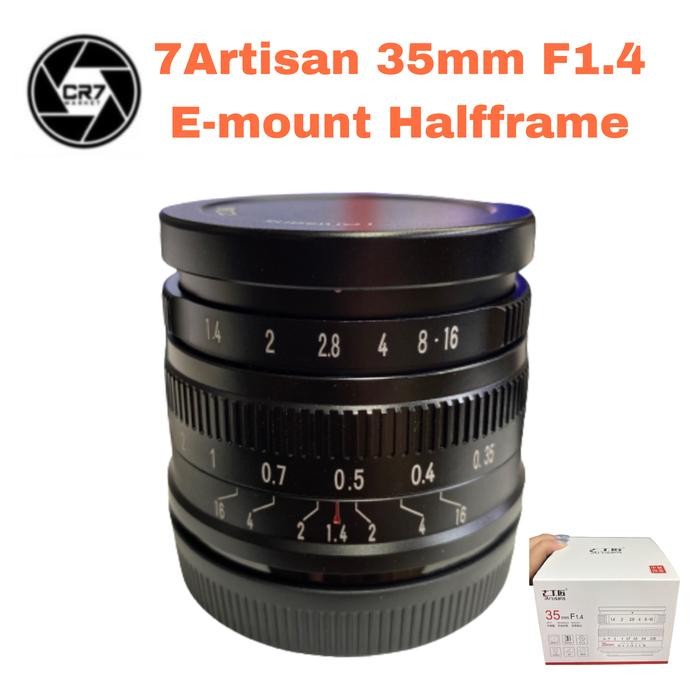 Lensa 7 Artisans 35Mm F1.4 For Sony E-Mount Halfframe 7Artisan 35Mm