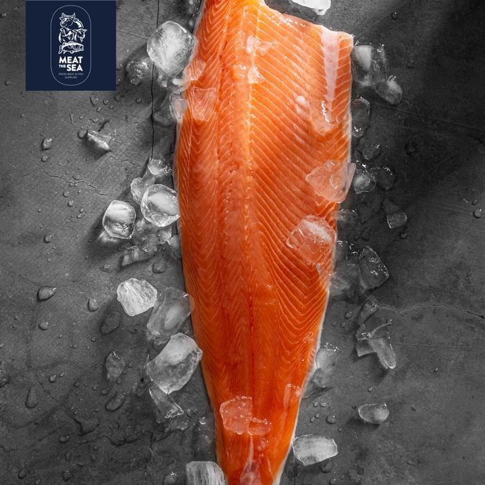 

Ikan Salmon Fillet Utuh Loin Salmon Atlantic