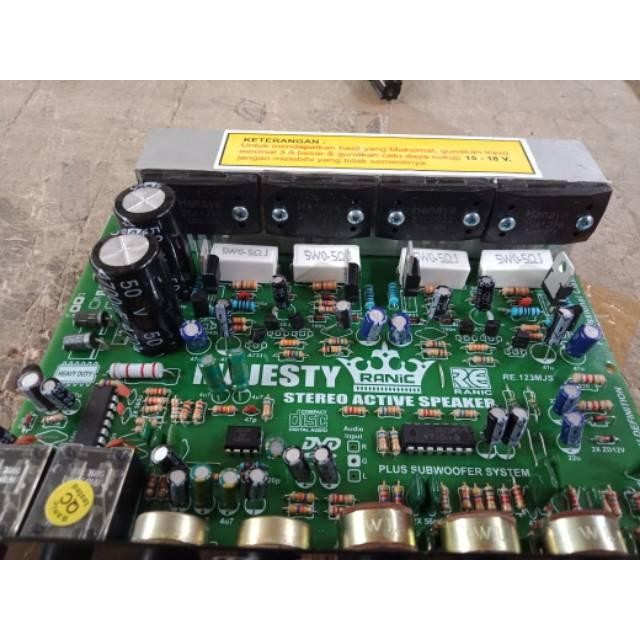 (Allthebest) kit power amplifier speaker aktif stereo karaoke plus echo