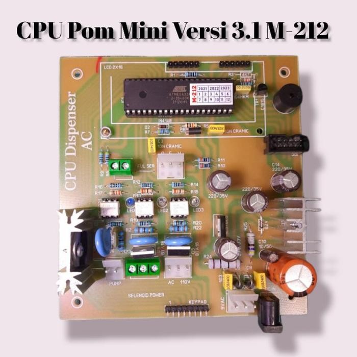 (Expert) CPU Pom Mini AC Atmega 32 Versi V.3.1 (Fitur Edit Nama, Ganti