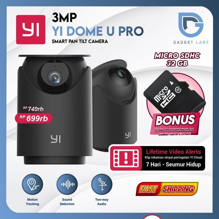 [Expret] CCTV Yi Dome Camera U PRO 3MP Wifi IP Camera with Face Detection