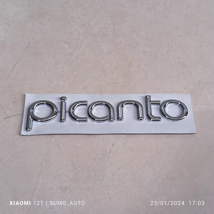 EMBLEM TULISAN PICANTO