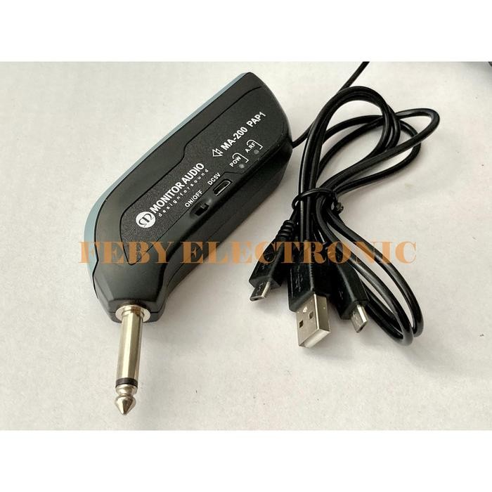 (Expert) Mic Wireless Head set Bando Monitor Audio MA 200 PAP 1 Mic