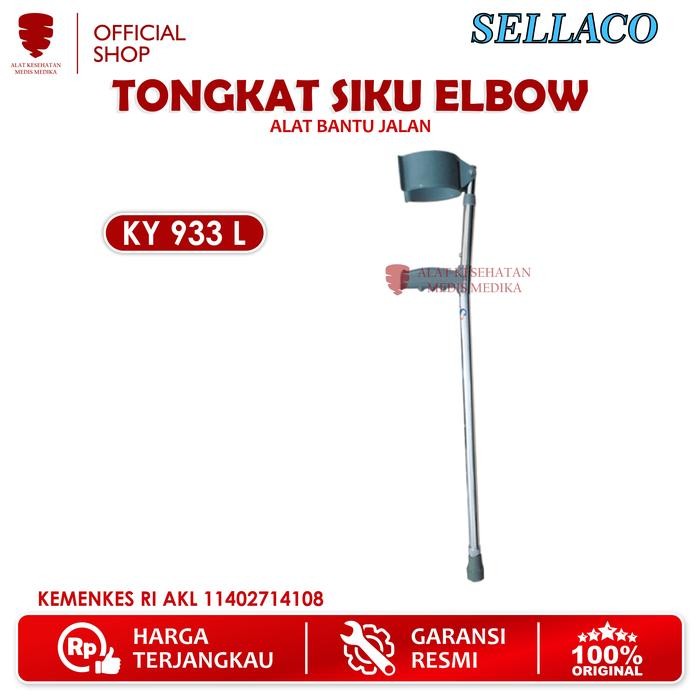TONGKAT SIKU ELBOW ALAT BANTU JALAN KRUK TANGAN SIKUT CRUTCH LENGAN