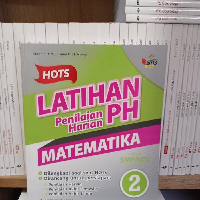 

Ready- Buku Hots Latihan Ph Matematika Kelas 7 8 Smp K13 Erlangga