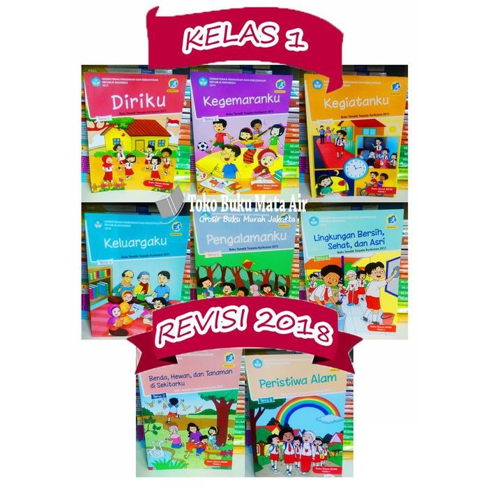 

Ready- Best Seller Paket Buku Tematik Sd Kelas 1 Paket 1 Tahun K13 Rev 2018