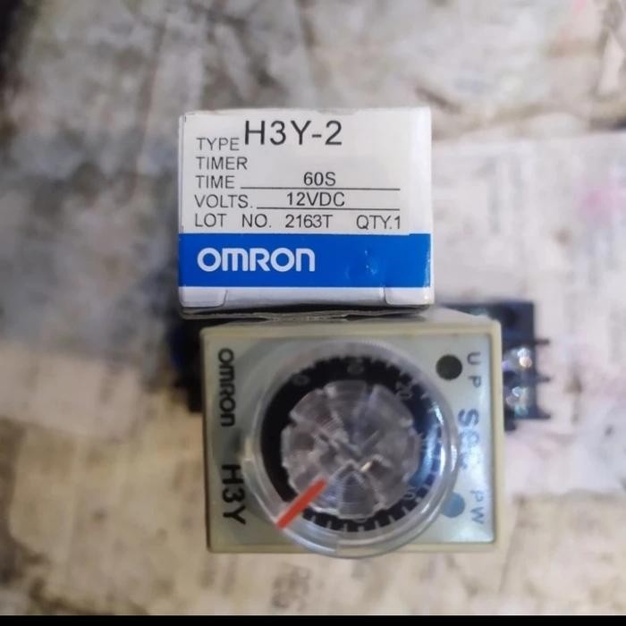 TIMER OMRON H3Y-2 60SEC OMRON 12VDC