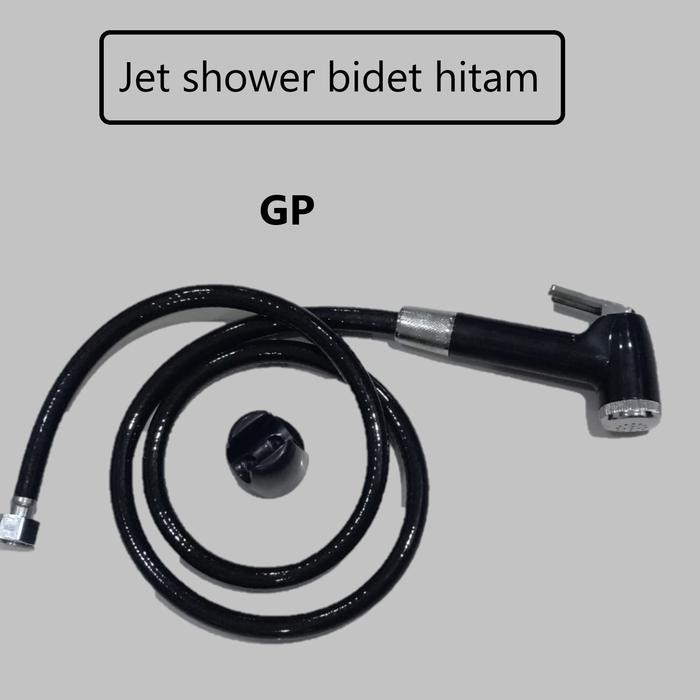 Jet Shower Bidet Black - Shower Bidet Cebok Hitam - Bidet Set Hitam