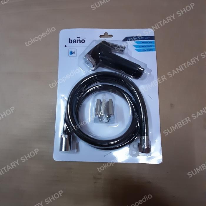 TOILET SHOWER BANO BLACK / JET SHOWER BANO HITAM