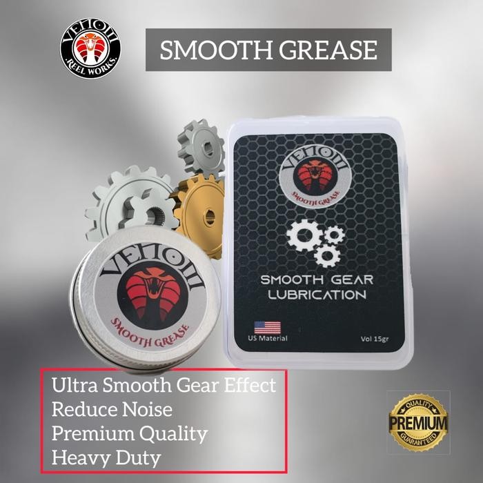 VENOM SMOOTH GREASE GEAR REEL / PELUMAS REEL / GEMUK REEL / GREASE PANCING / PELUMAS GEAR Kode 5