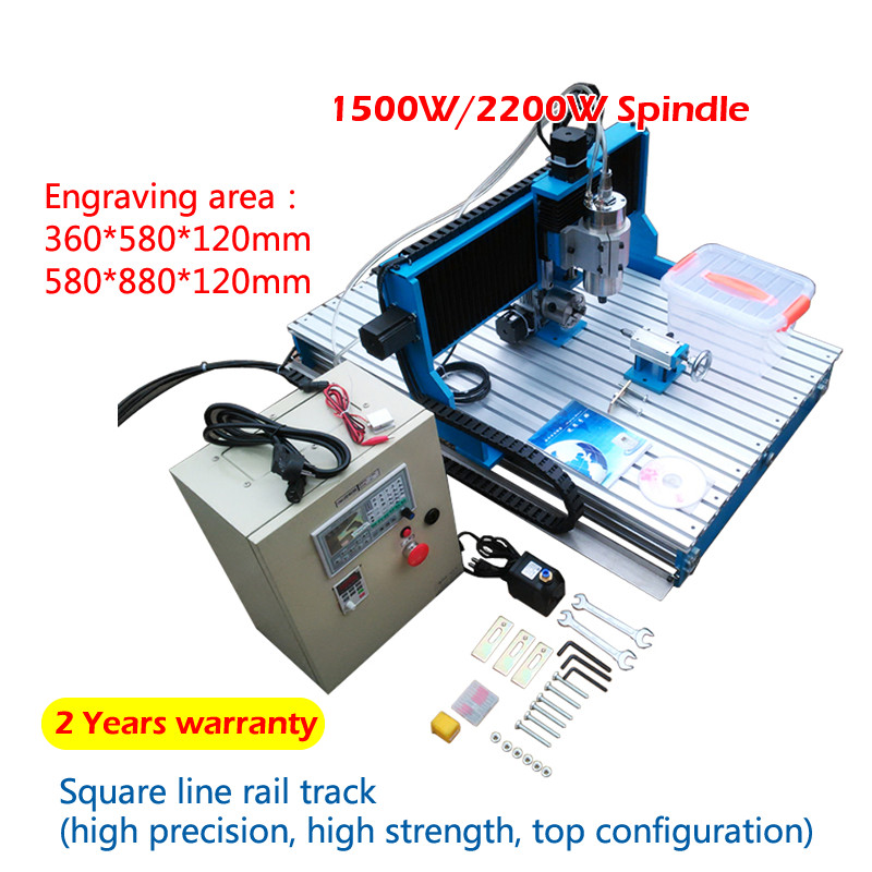 Offline DSP Control PCB Engraving Machine 6090 6040 2200W CNC Router
