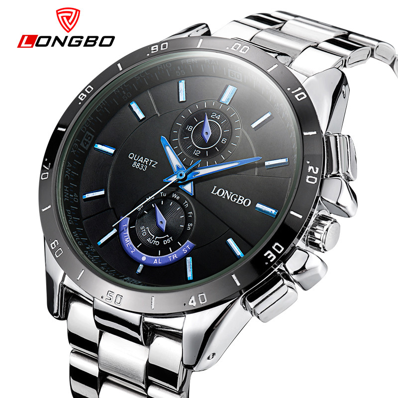 2016 LONGBO Quartz Watch Men Clock Famous Top Brand Luxury Wrist