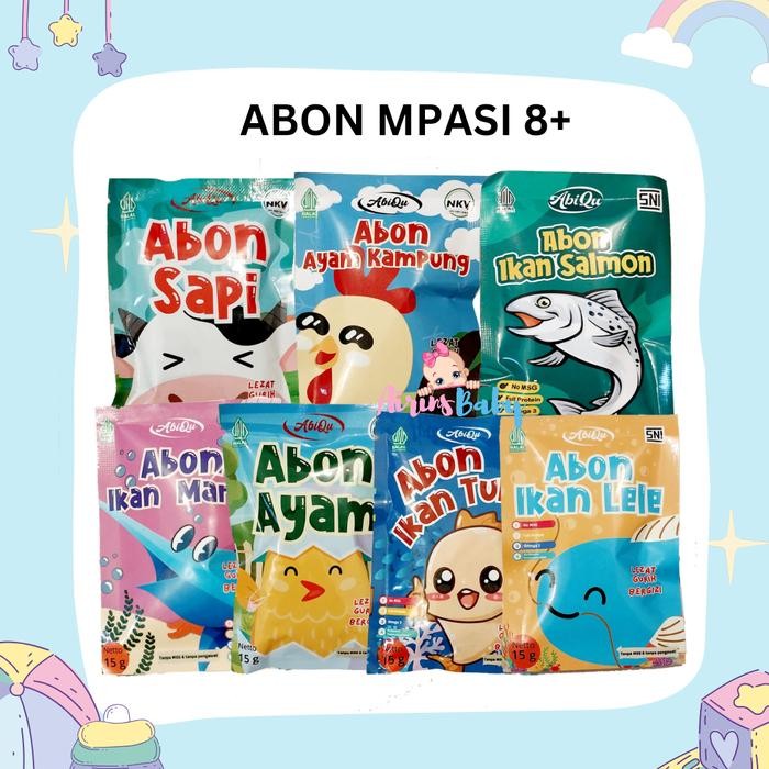 

ABON ABIQU SAPI AYAM TUNA LELE ABON MPASI BAYI NON MSG TANPA PENGAWET