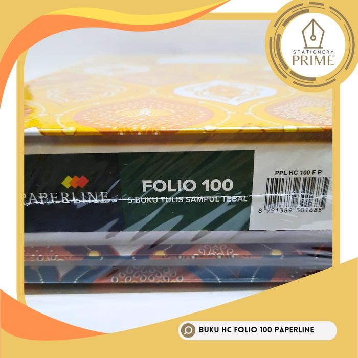 

Planner Buku Hard Cover Folio 100 Lembar Paperline ( 1 Pack Isi 5 Buku )
