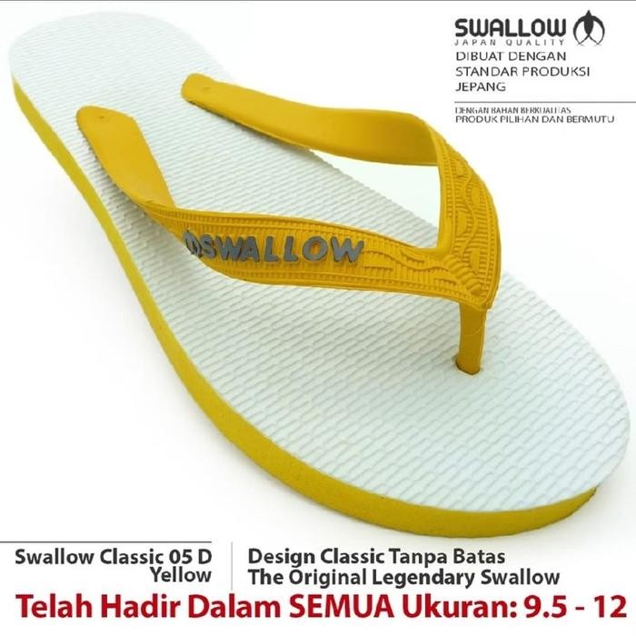 Sandal jepit Swallow ASLI ukuran jumbo 11-12 Sandal japit Swallow ORIGINAL Sendal Karet Pria