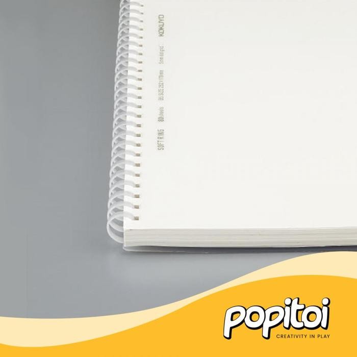 

Planner Kokuyo Soft Ring Notebook Kraft Pp Series B5 Buku Tulis Spiral Loose Leaf Binder Transparan