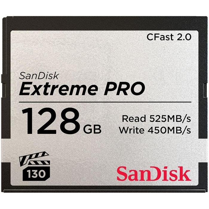 SANDISK CFAST 2.0 CARD 128GB EXTREME PRO