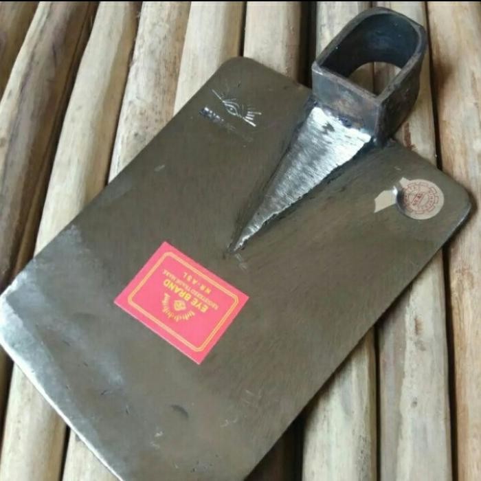 cangkul sawah baja asli *
