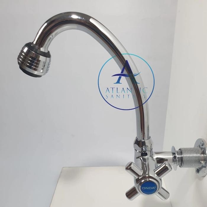 Kran Cuci Piring Onda/Kran Angsa Dinding Onda