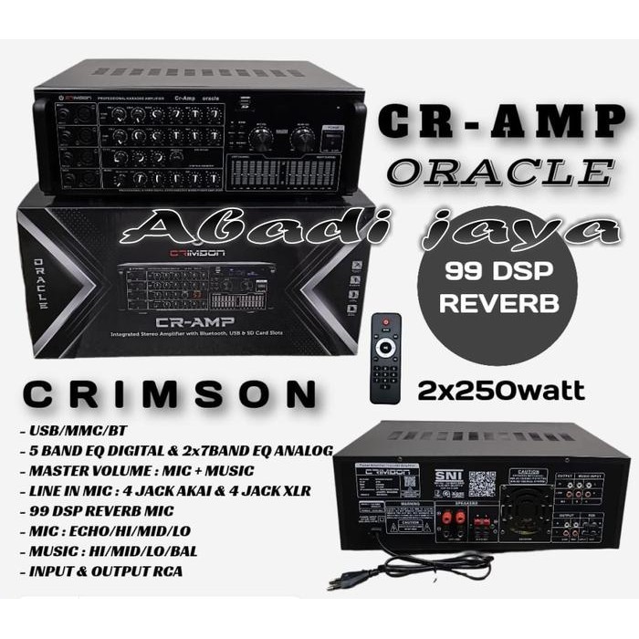 Amplifier Crimson Cr Amp Oracle Original 99 Dsp Reverb
