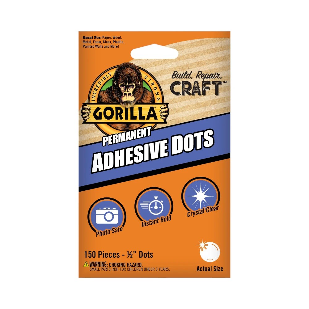 

Gorilla Set 150 Pcs Lem Permanen Dot Gorilla-10487426