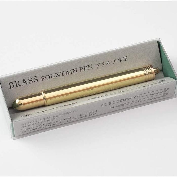 

Jurnal Midori Traveler Notebook / Traveler'S Notebook Brass Fountain Pen