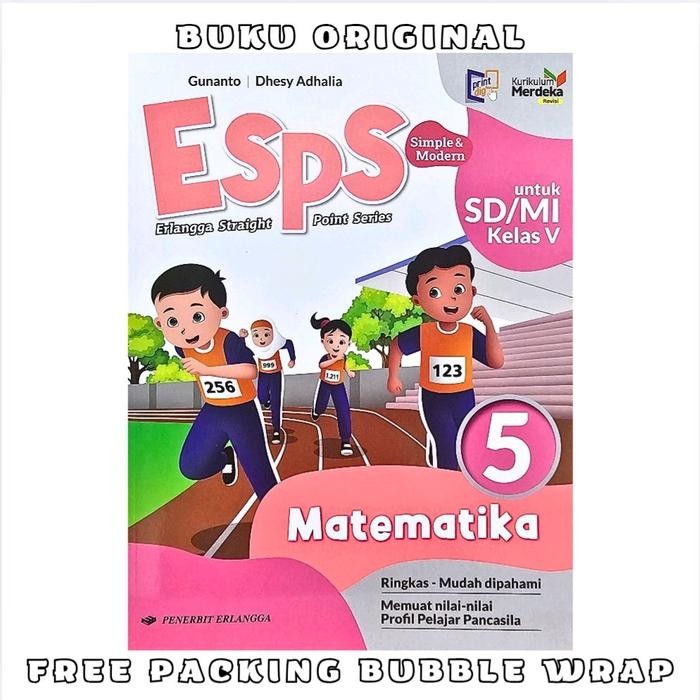 

Ready Buku Esps Matematika Untuk Kelas 5 SD/MI Erlangga Kurikulum Merdeka Original