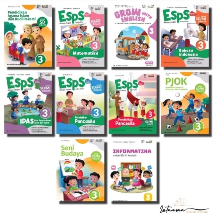 

Ready BUKU PAKET KELAS 3 SD ESPS PANCASILA INFORMATIKA SENI BUDAYA PJOK
