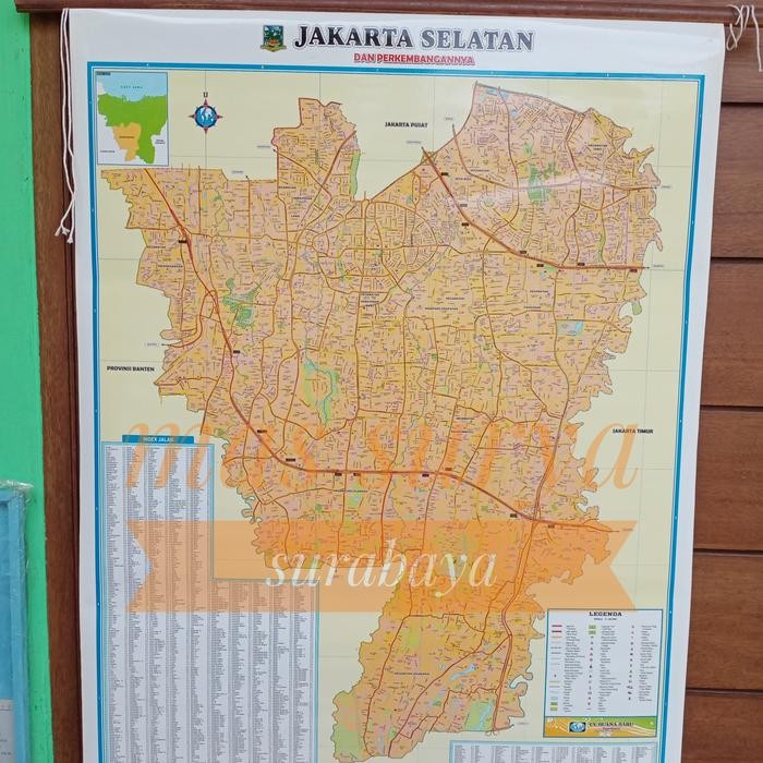 

Ready Peta Bingkai Jakarta Selatan