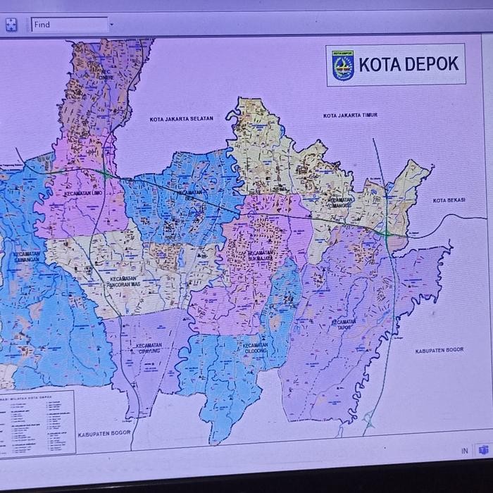 

Ready peta kota depok