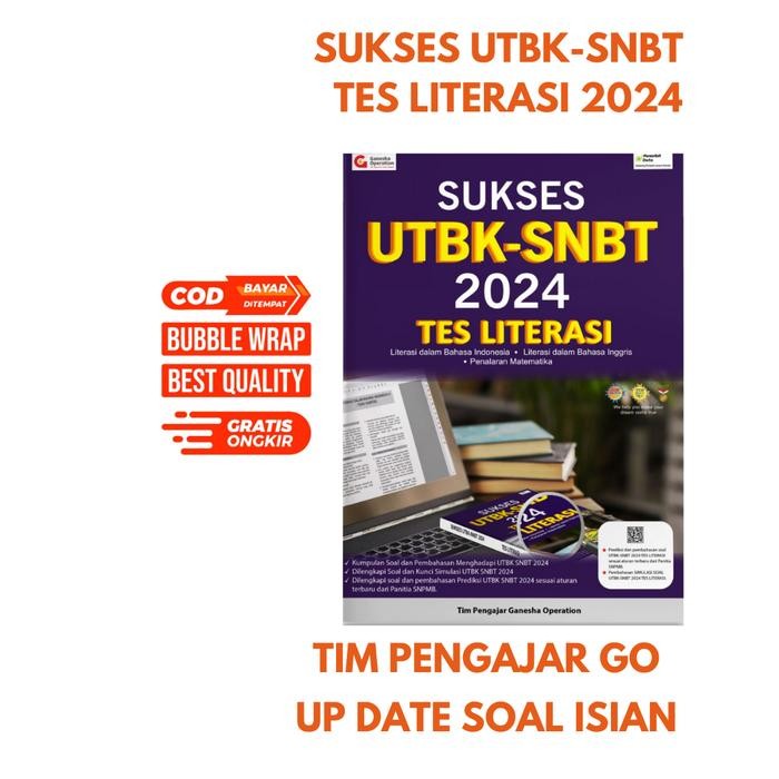 

Ready BUKU SUKSES UTBK-SNBT 2024: TES LITERASI - GO (oRIGINAL