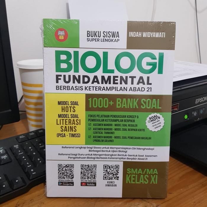

Ready BUKU BIOLOGI FUNDAMENTAL 1000+ BANK SOAL SMA/MA KELAS 11 - YRAMA WIDYA