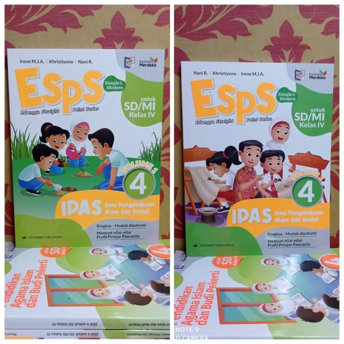 

Ready Buku SD ESPS IPAS Kelas 4 SD / MI Vol 1 2 Kurikulum Merdeka Erlangga