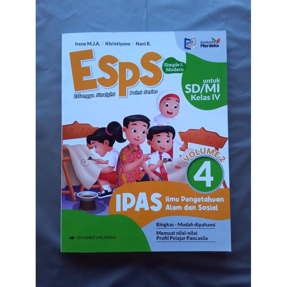 

Ready ESPS IPAS K.Merdeka Vol.2 SD/MI Kelas 4