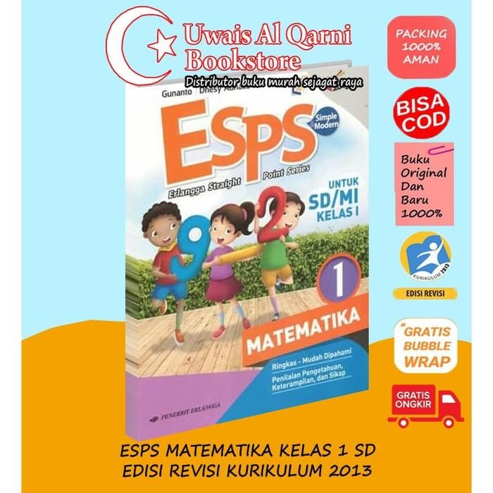 

Ready ESPS MATEMATIKA 1 UNTUK SD/MI KELAS 1 K13N ERLANGGA