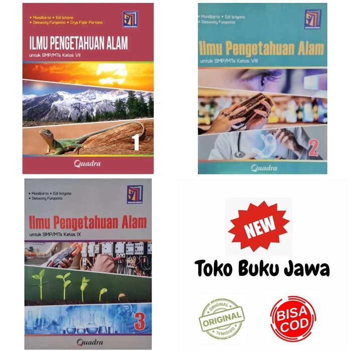 

Ready OBRAL Buku SMP IPA Kelas 7 8 9 VII VIII IX Kurikulum Merdeka Quadra