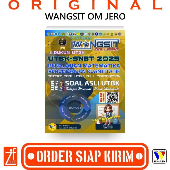 

Ready Buku Wangsit 2025 / Buku Wangsit OM Jero UTBK SNBT PENALARAN MATEMATIKA & PENGETAHUAN
