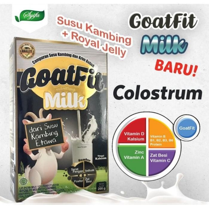 (Allthebest) Goatfit Plus Kolostrum 200gr - Susu Kambing Etawa Goat Fit Colostrum