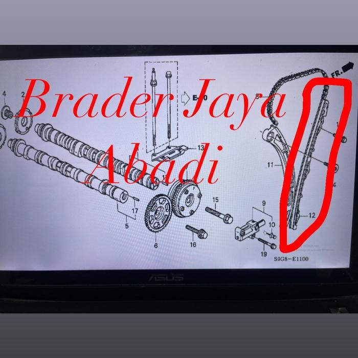 guide cam chain camshaft tensioner rantai crv gen 2 3 4 rd4 rd5 re1 re3 rm1 rm3 prestige accord cm5