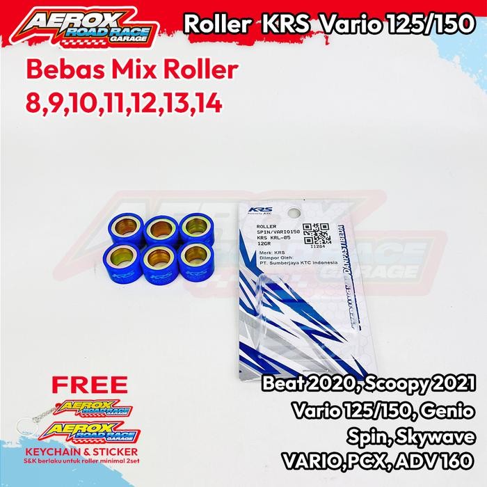 ROLLER KRS KTC MIX VARIO 125 150 PCX ADV GENIO BEAT SCOOPY 2020 2021