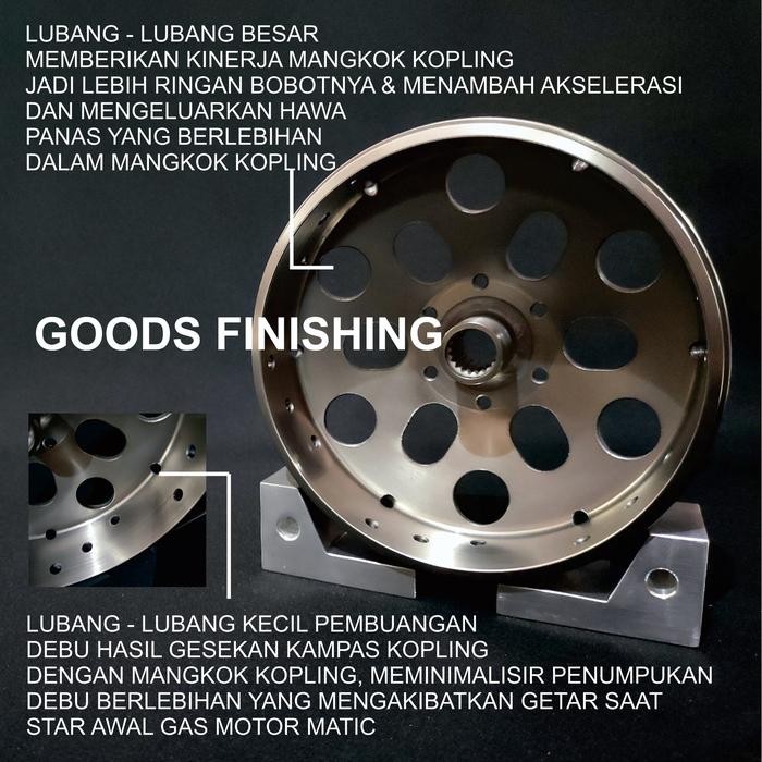 PAKET UPGRADE MESIN CVT YAMAHA MIO M3 SOUL GT FINO FREEGO 125